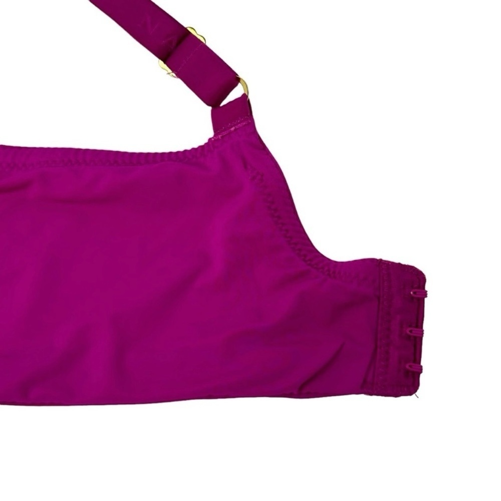 NATORI Bra Full coverage Underwire Adj lace straps Pink Gray Like new 38DDD/38F - Picture 11 of 13